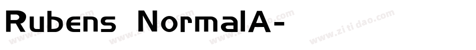 Rubens NormalA字体转换